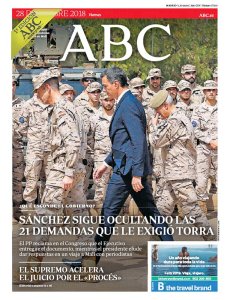 Portadas de la prensa internacional de este viernes 28 de diciembre de 2018