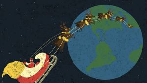 Sigue aquí el viaje de Santa Claus  desde el Polo Norte