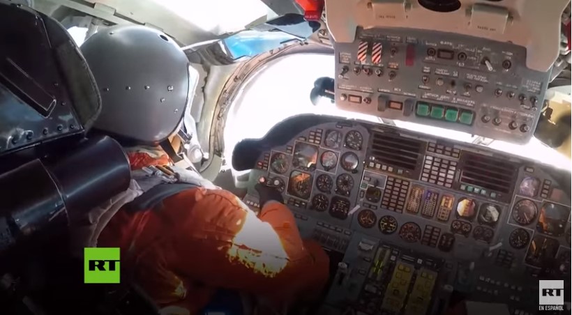 Así fueron las maniobras aéreas en cabina de los bombarderos rusos en Venezuela (Video)