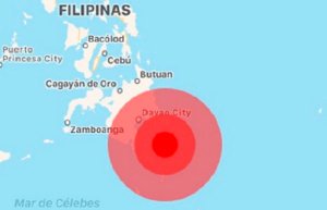 Sismo de magnitud 6,9 sacude el sur de Filipinas