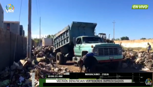 Zulianos denuncian vertederos de basura improvisados dentro de las urbanizaciones (video)