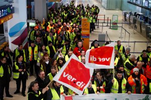 Más de 600 vuelos anulados en Alemania debido a huelga en tres aeropuertos
