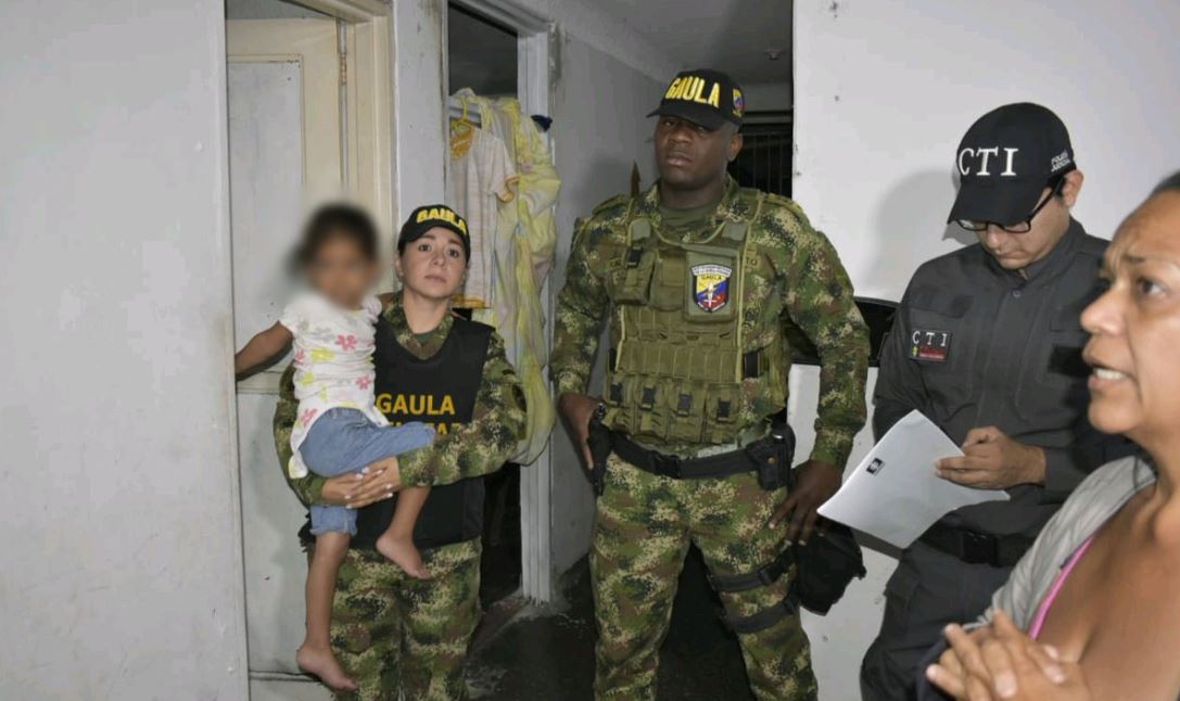 Rescataron en Colombia a una niña de 4 años secuestrada en Venezuela