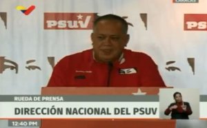 Diosdado Cabello convoca a “tres grandes marchas” el #23Ene (VIDEO)