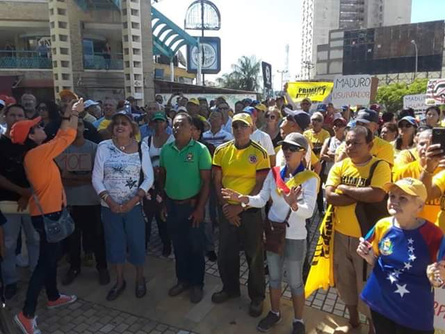 Protestan en Nueva Esparta por usurpación de poder de Maduro #10Ene