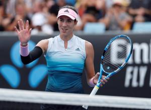 Muguruza empieza con buen pie el Abierto de Australia