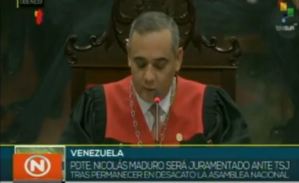 Maikel Moreno convocó a Maduro a “juramentarse” ante el TSJ el #10Ene
