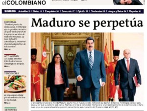 Así reseñó la prensa latinoamericana el acto de usurpación de Maduro (Portadas)