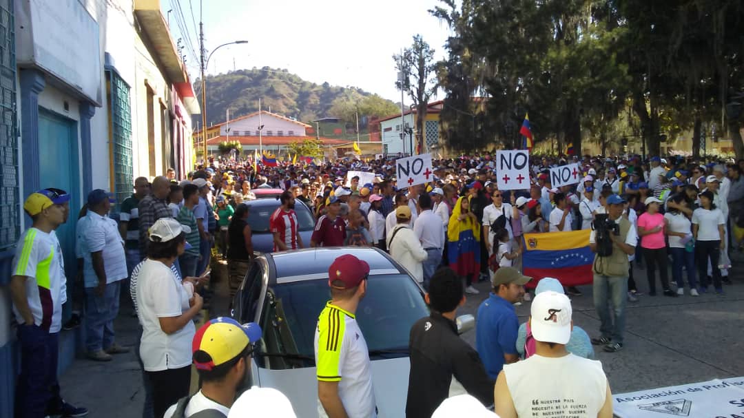 Mérida presente en la protesta contra la usurpación de poder #23Ene