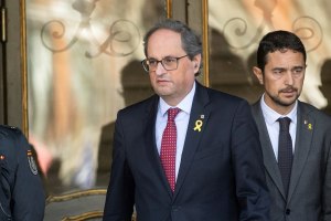 Presidente independentista de Cataluña, Quim Torra, será juzgado por desobediencia