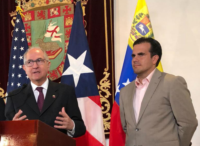Ledezma: Estamos satisfechos por la llegada de ayuda humanitaria de Puerto Rico