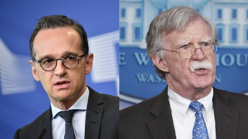 Canciller alemán tratará con Bolton la crisis de Venezuela