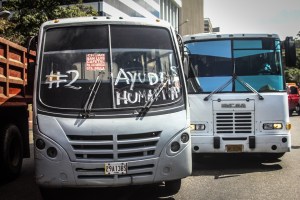 EN IMÁGENES: La emocionante reacción de los transportistas ante la llegada de Guaidó a la manifestación en Altamira
