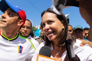 María Corina Machado cuestiona accionar opositor sobre la activación del R2P para salir de Maduro