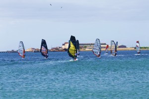 Circuito de Windsurf llega con su 2da regata a Lechería