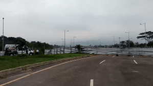 Así amaneció el puente internacional Las Tienditas en Cúcuta (video)