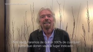 Richard Branson publica otro video invitando al concierto Venezuela Aid Live
