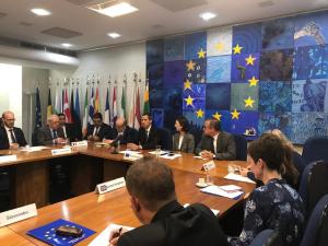 Guaidó se reunió con embajadores en la sede de la Unión Europea en Brasilia (FOTOS)