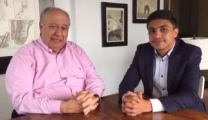 “El régimen agoniza”, Calderón Berti reunido con Lorent Saleh en Colombia (Video)