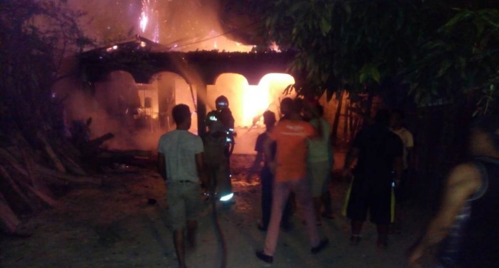 Un venezolano de 77 años murió calcinado tras incendiarse su casa en República Dominicana (video)