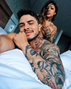 Yei Love y su novio metieron a un tercero en la cama para San Valentín