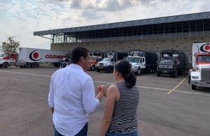 “¡Vamos Bien!”: Olivares celebra la llegada de nueve camiones con ayuda humanitaria a Cúcuta (Video)