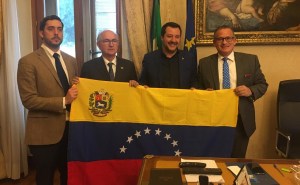 Ledezma expuso al ministro italiano Matteo Salvini la situación de Venezuela (Foto)
