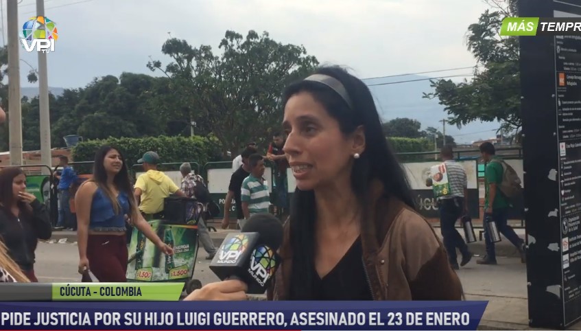 Madre de Luigi Guerrero, estudiante asesinado el #23Ene, exige justicia a casi un mes de su muerte (Video)