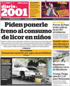 Portadas de este jueves 14 de febrero de 2019