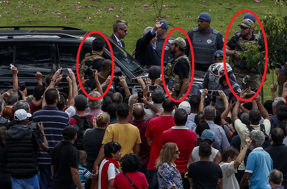 Por si acaso… Lula da Silva fue custodiado por un escuadrón Swat de la Policía de Miami (FOTOS)