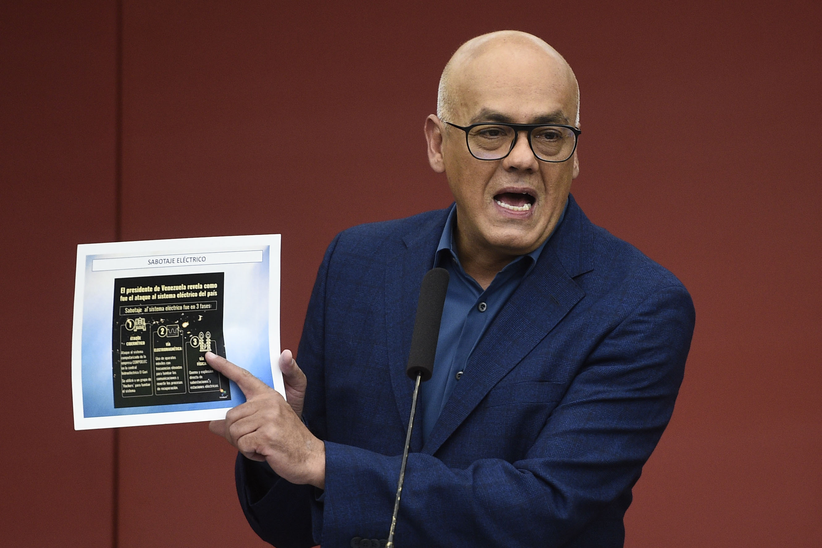 Con AUDIOS ilegales, Jorge Rodríguez tergiversa la realidad para manchar el nombre de Guaidó y la OEA