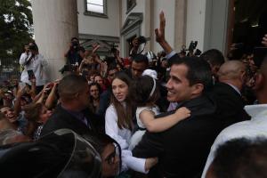 Guaidó y su familia participaron en misa del miércoles de ceniza (Fotos y Videos)