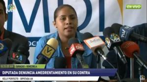 Diputada ex-chavista denuncia amedrentamiento del régimen de Maduro