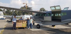 Guatemala anunció que envió cargamento de ayuda humanitaria a Venezuela (Fotos y video)