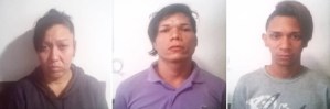 Capturado un trío por robar y abusar sexualmente de varias mujeres en Guacara