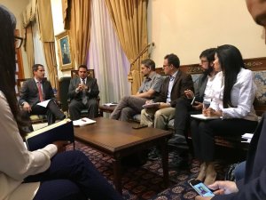 Guaidó se reunió con los técnicos de  Derechos Humanos de la ONU