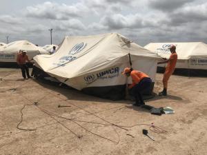 La ONU abre el primer campamento para migrantes venezolanos en La Guajira
