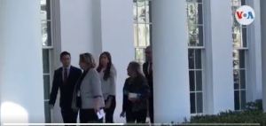 Fabiana Rosales llegó a la Casa Blanca para reunirse con el vicepresidente Mike Pence (VIDEO)