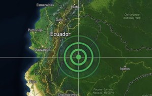 Sismo sacude a la capital de Ecuador este #31mar