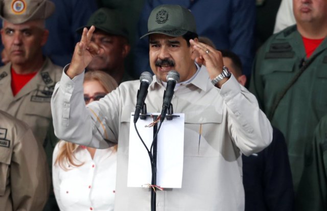 Nicolás Maduro criticó la "injerencia" de los Estados Unidos en los problemas de Venezuela. REUTERS/Carlos Garcia Rawlins
