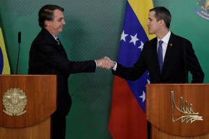 Brasil respalda a Juan Guaidó en sus esfuerzos por cesar la usurpación de Maduro