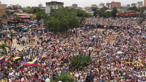 ¡A reventar! El VIDEO que muestra el llenazo de la concentración en Barquisimeto en apoyo a Guaidó