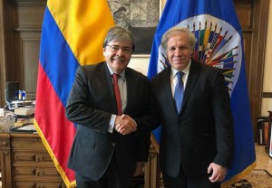 Canciller de Colombia y Secretario de la OEA abordarán la crisis venezolana en Washington