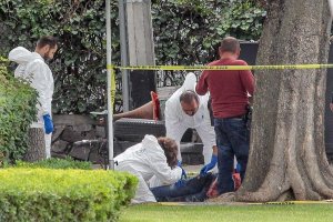 Hombre atropelló y asesinó a puñaladas a su esposa en frente de unos policías en México (FOTOS)