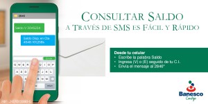 Banesco activa consulta de saldo por SMS