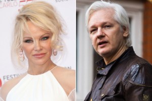 ¡Arre….! Pamela Anderson salió en defensa de Julian Assange (Tuits)
