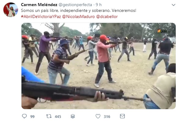 En VIDEO: Así encabezan Diosdado y Carmen Meléndez la radicalización armada del Psuv