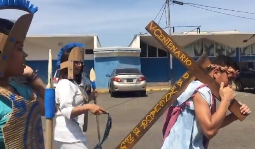 En Bolívar hicieron viacrucis para representar el calvario de 200 niños tras cierre de hospital pediátrico