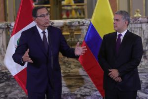 Duque y Vizcarra afrontan crisis migratoria mientras apelan por la salida de Maduro