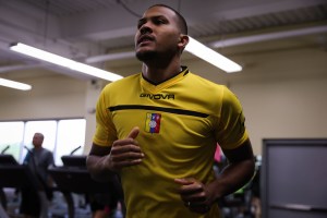 Salomón Rondón se sumó a los entrenamientos de la Vinotinto para la Copa América